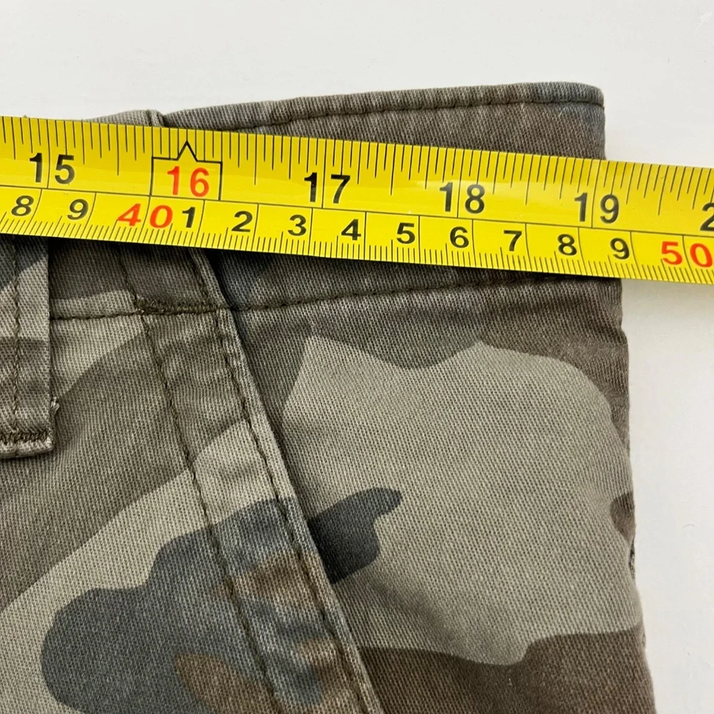 Wrangler Mens 38x30 Regular Taper Cargo Pants Green‎ Camouflage Army Flat Front